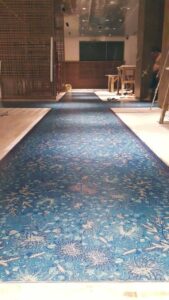 Decorative floor coatings